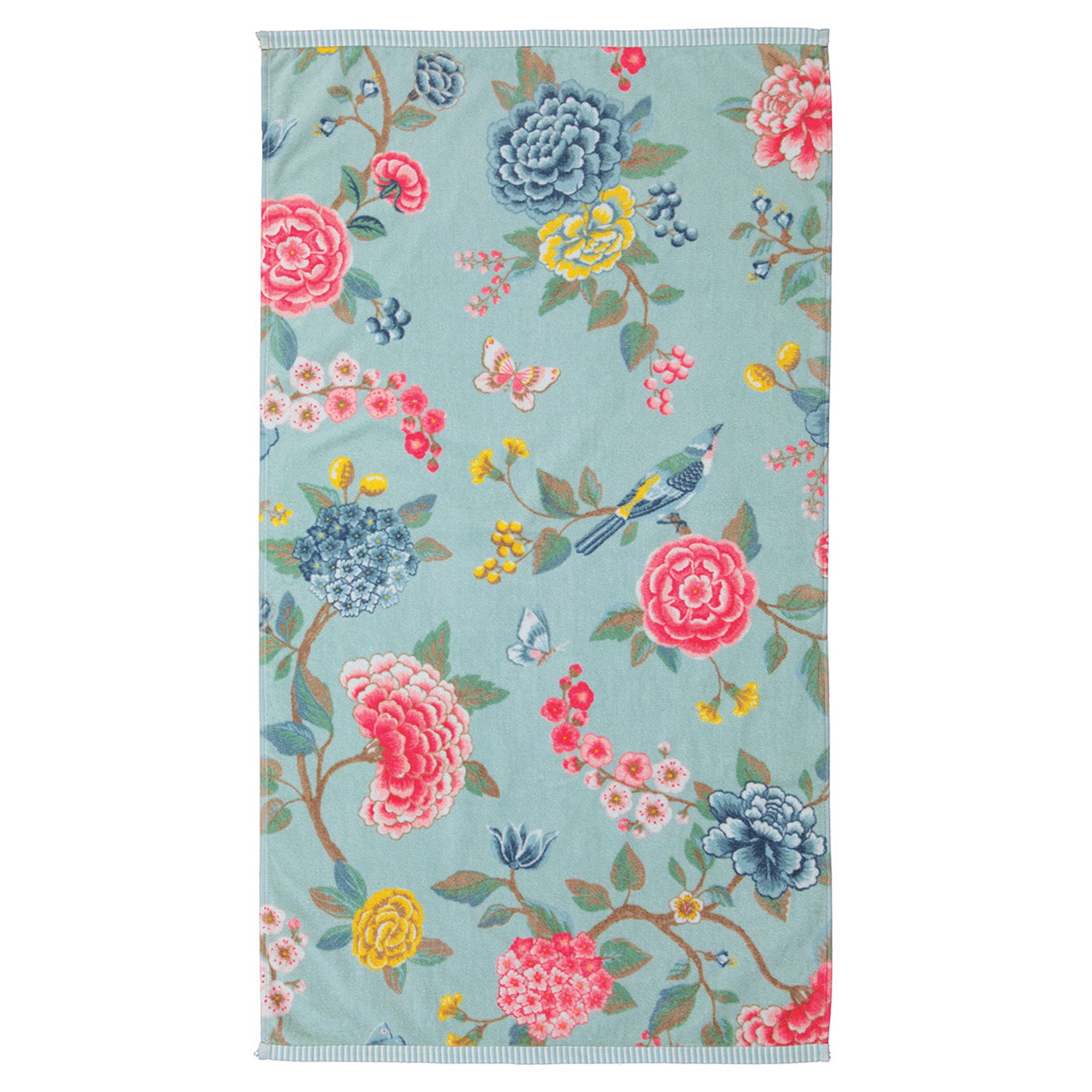 PiP Studio Handtuch Pip GOOD EVENING Waschhandschuh Gästetuch Handtuch Duschtuch, blue, Frottee, rechteckig