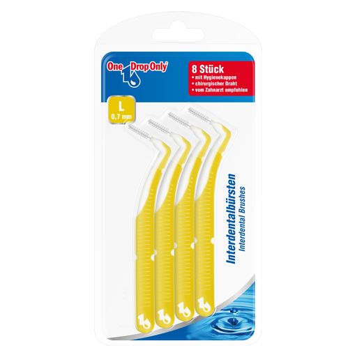 ONE DROP Only Interdentalbürsten Gr.L 0,7 mm  8 St  Zahnbürste