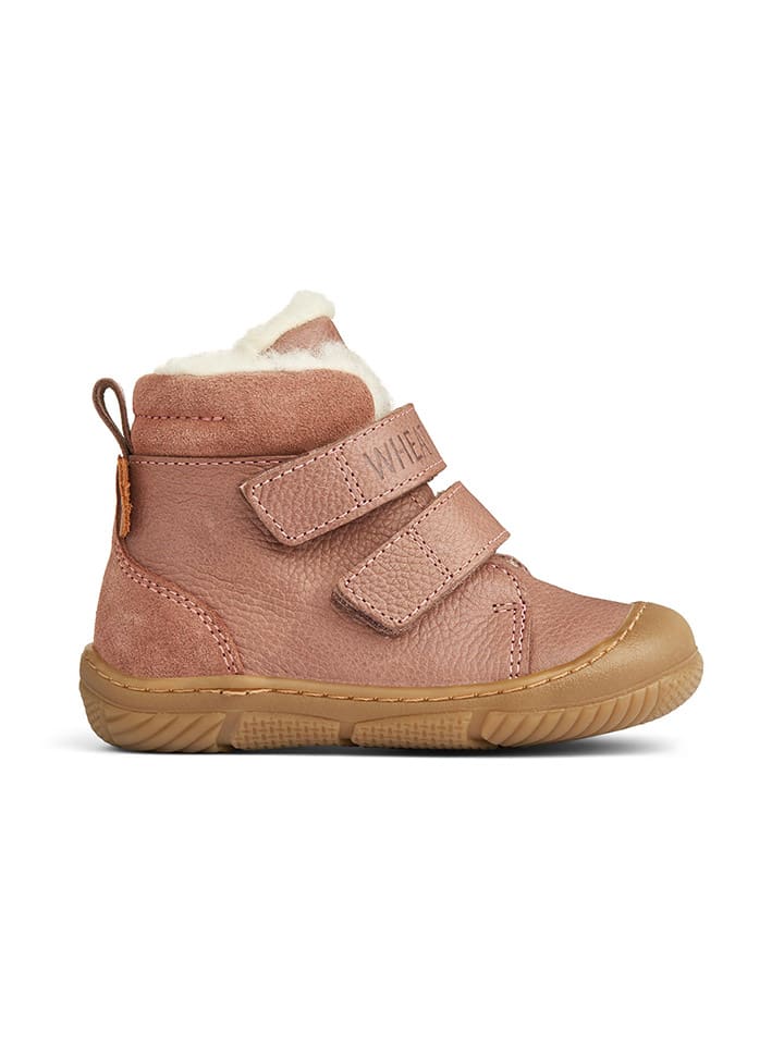 Wheat Leder-Winterboots in Rosa günstig kaufen