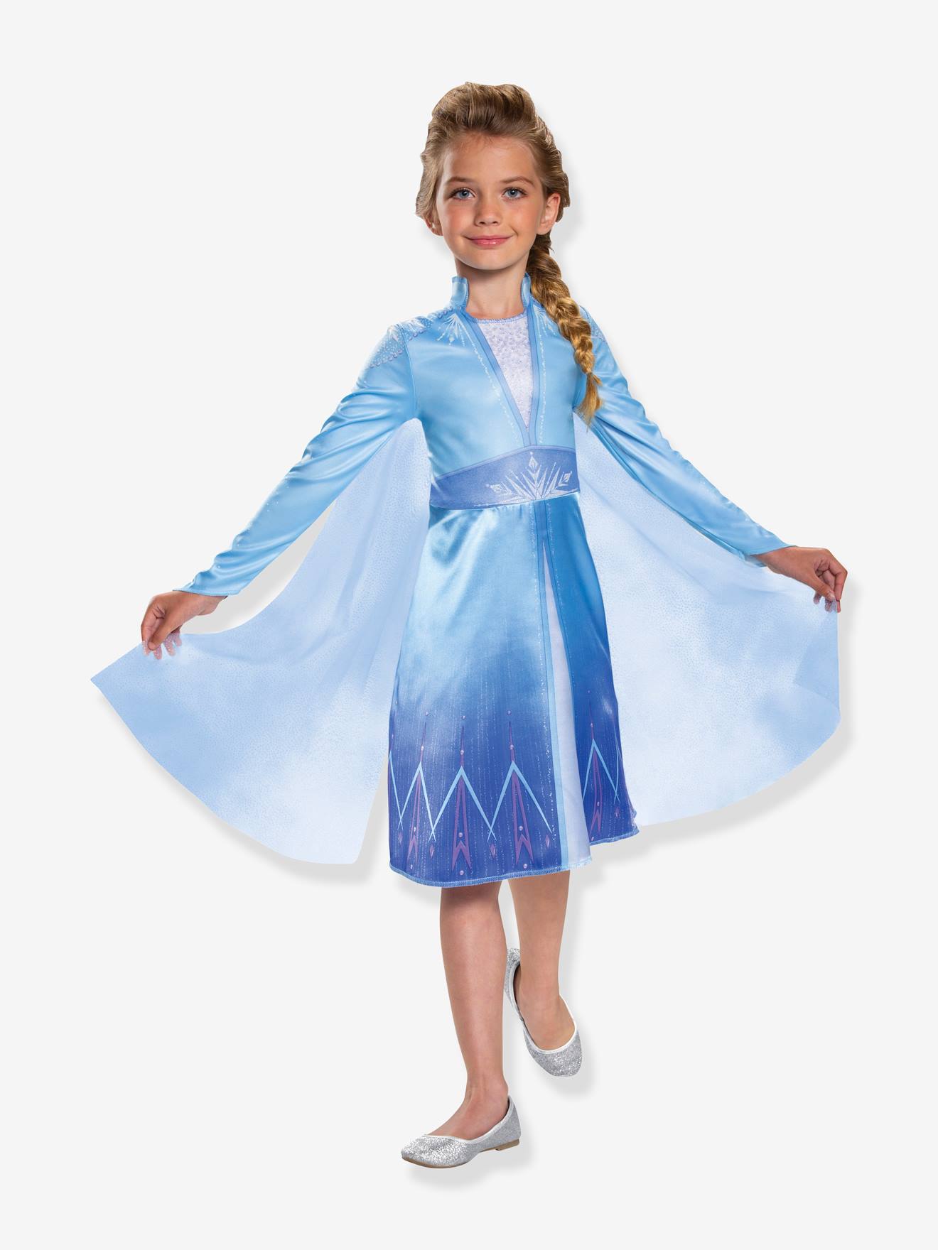 Déguisement Elsa Traveling La Reine des Neiges II Classique DISGUISE bleu