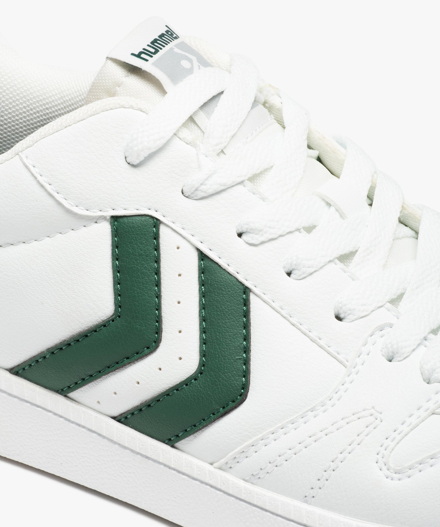 Tennis homme bicolores à lacets – Hummel HandPerfekt blanc | GEMO