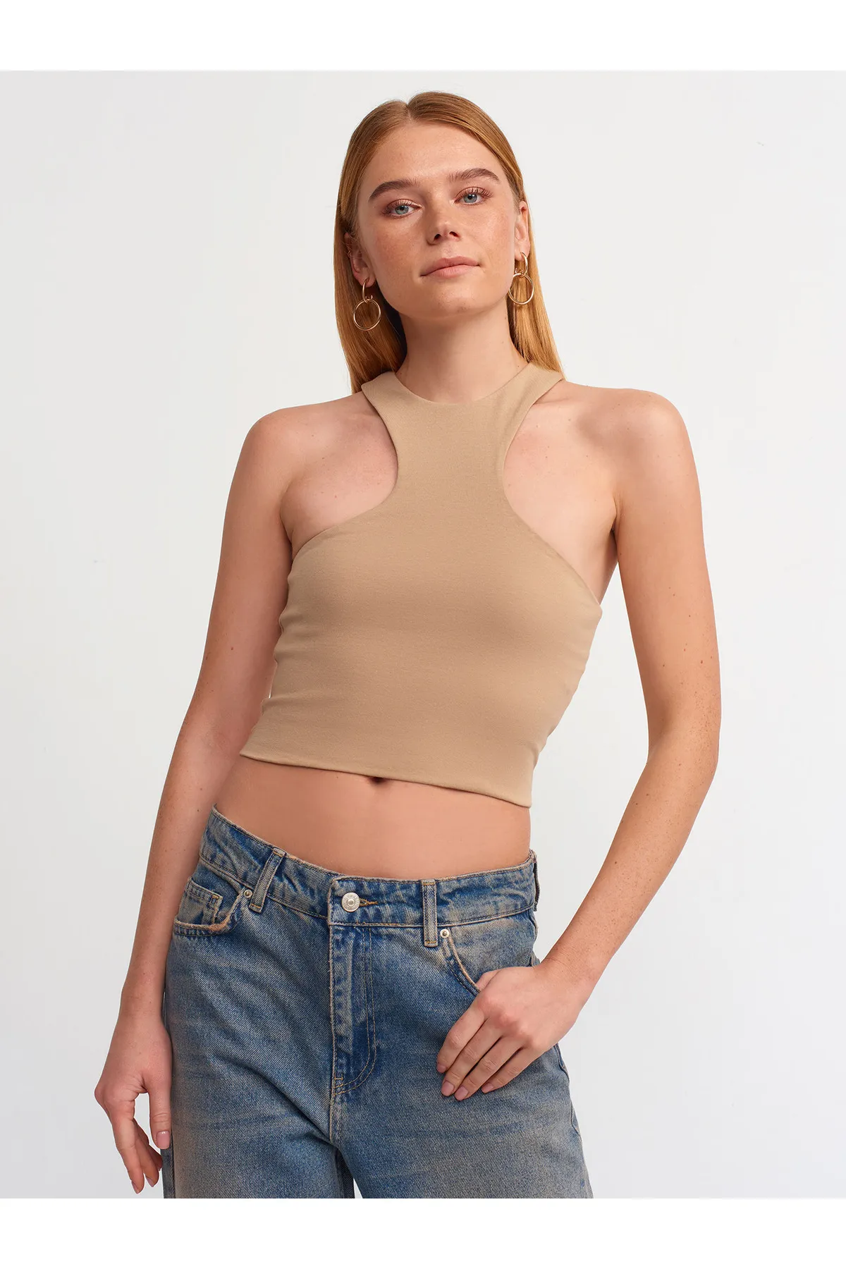 Dilvin  Unterhemd - Beige - Slim Fit