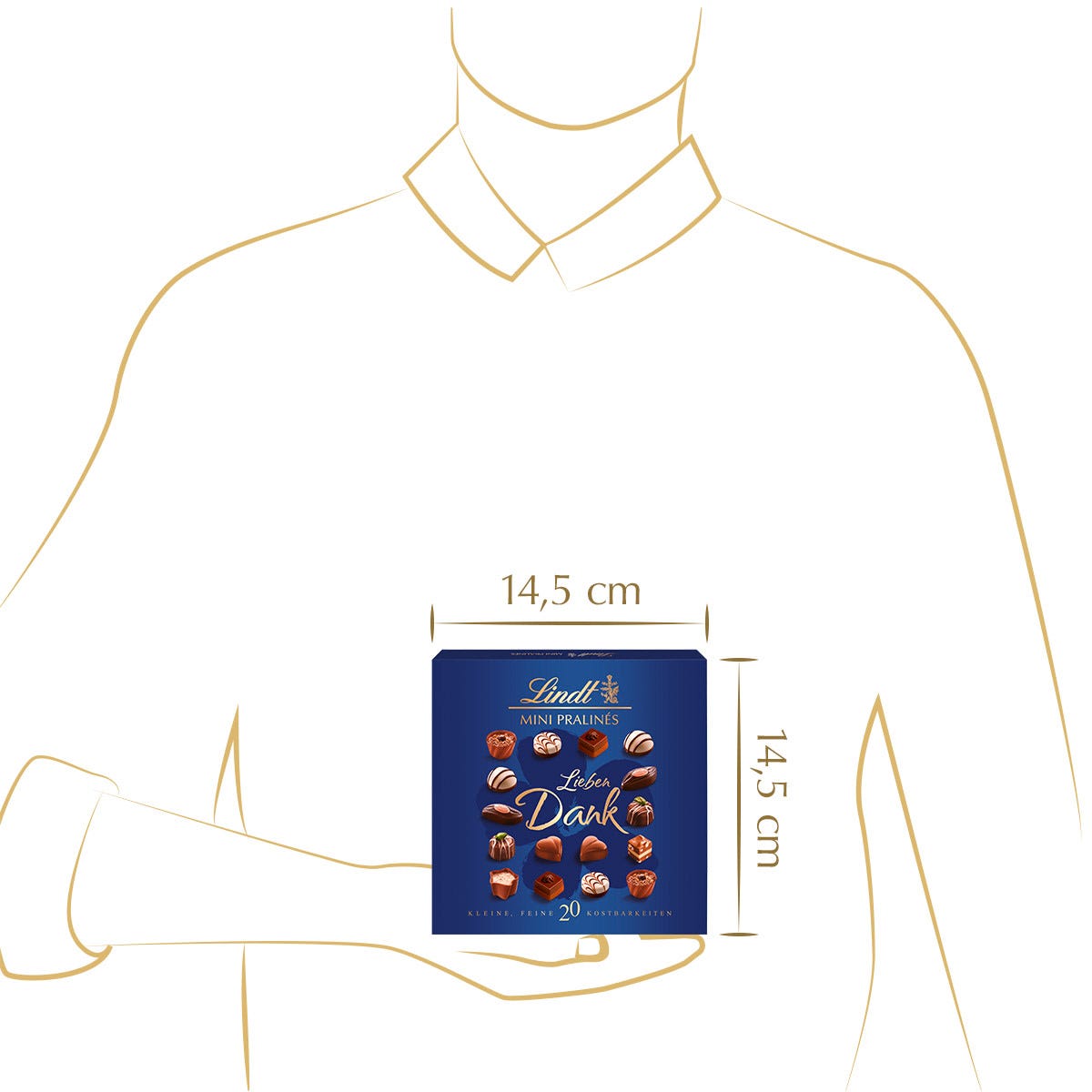 MINI PRALINÉS Emotionale Botschaften, 100g