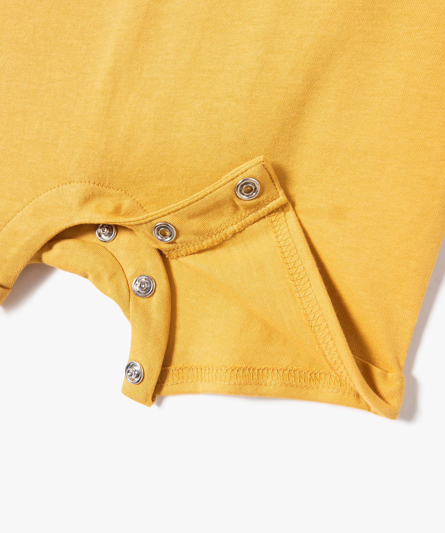 Combishort sans manches en coton imprimé bébé Garçon jaune | GEMO