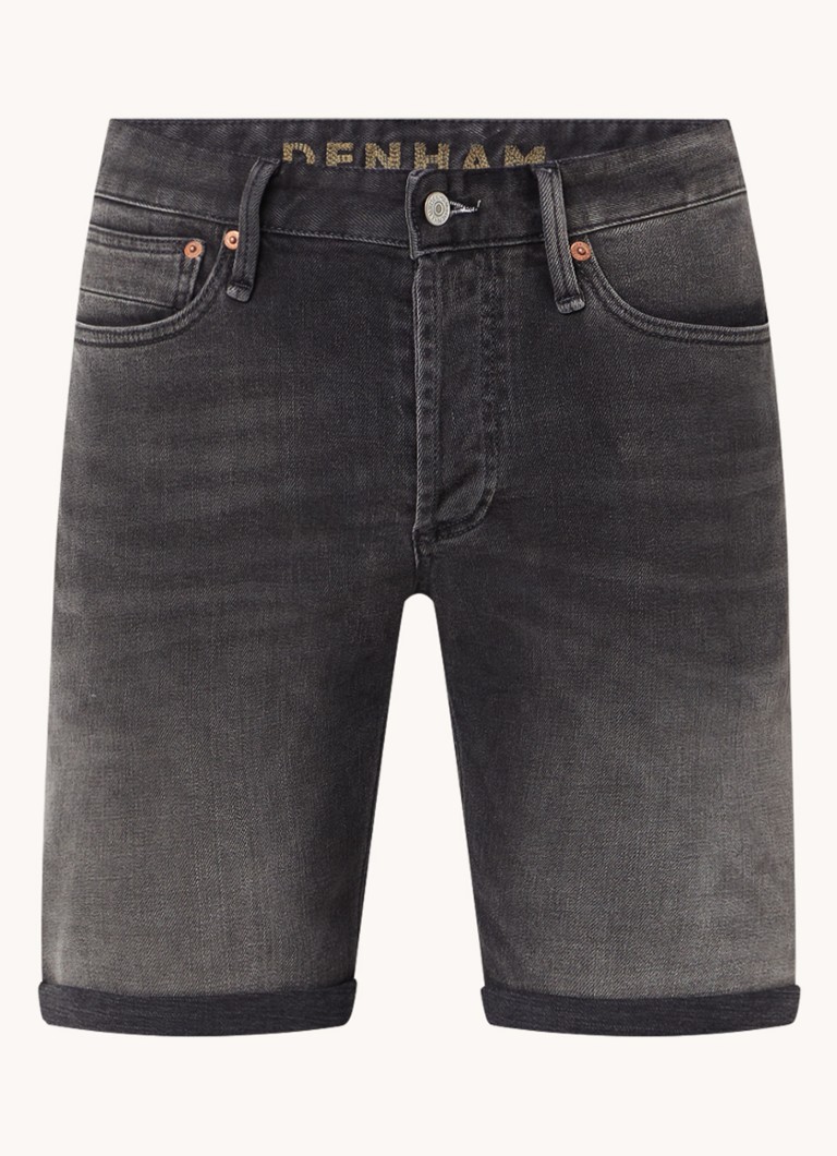 Džínové kraťasy Denham Razor slim fit s bočními kapsami