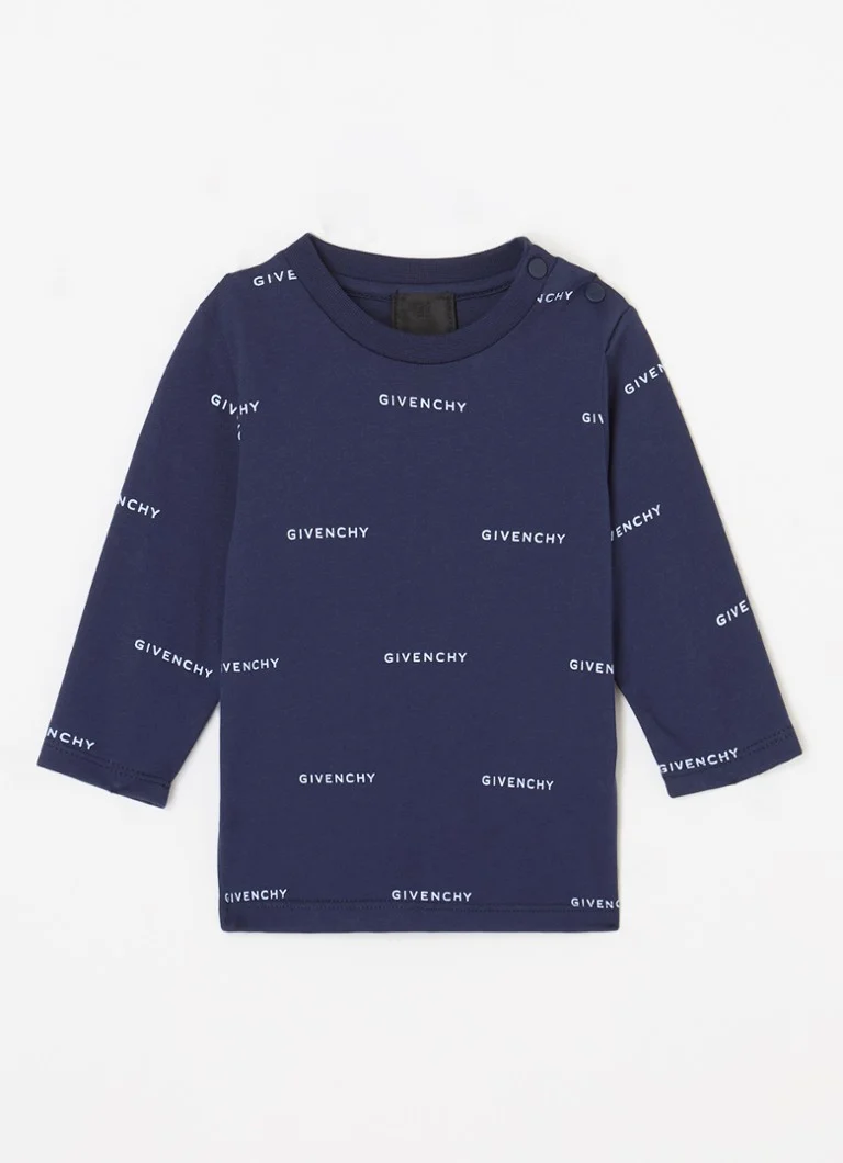 T-shirt à manches longues Givenchy avec logo et imprimé au dos