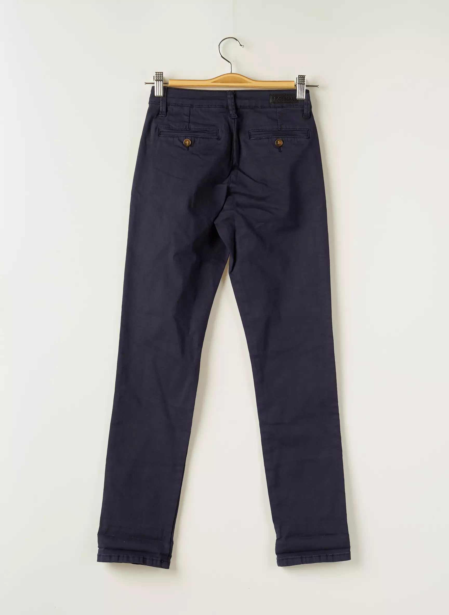 R Display Pantalons Chino Femme couleur bleu