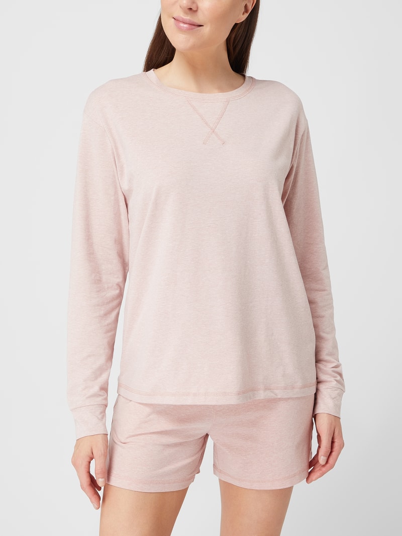 Pyjama-Oberteil aus Baumwollmischung in rosa