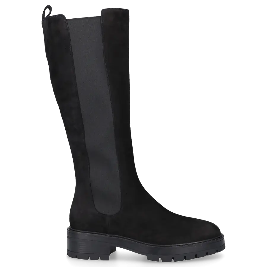 Aquazzura - Stiefel CROSBY Veloursleder - schwarz