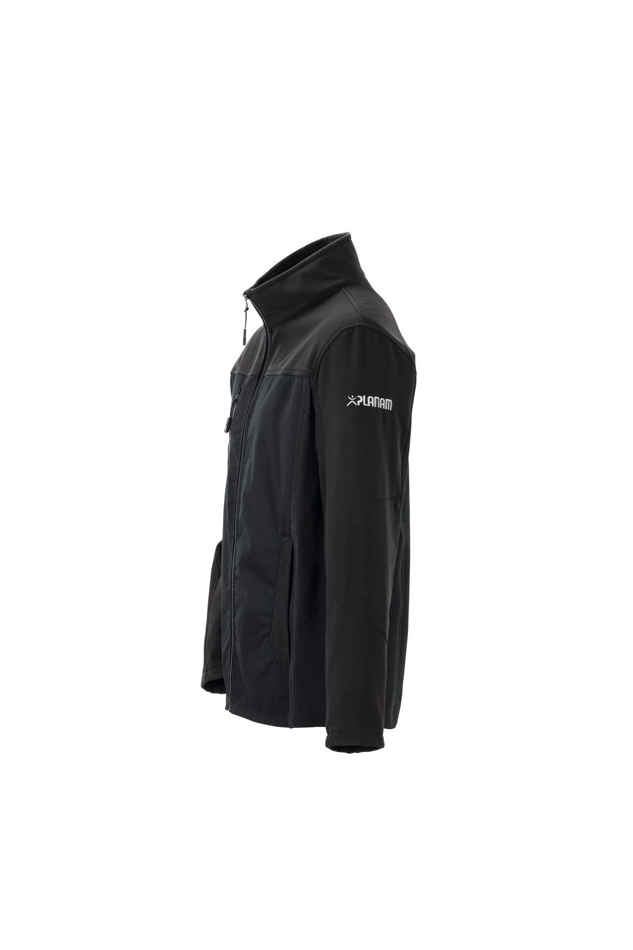 Planam Arbeitshose Herren Hybridjacke Norit schwarz/schwarz Größe 58 (1-tlg)