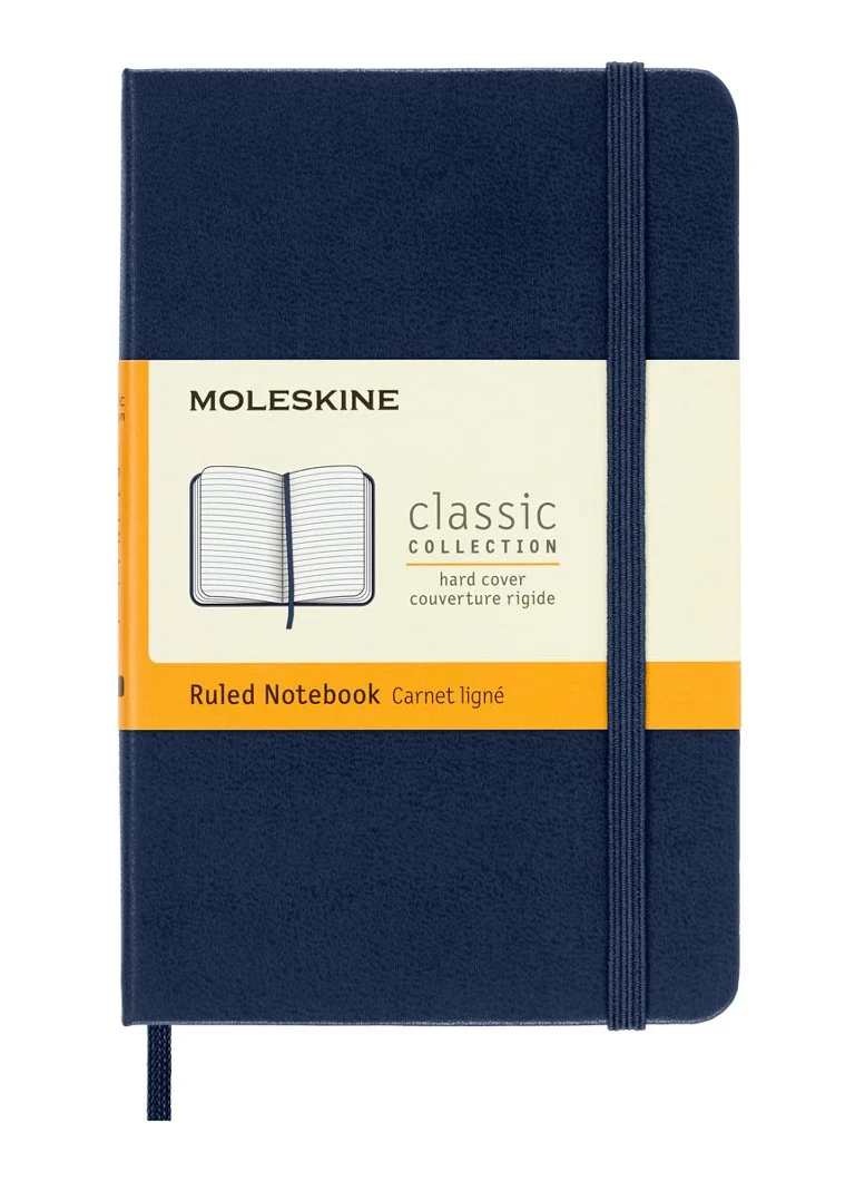 Caiet Moleskine cu linii.