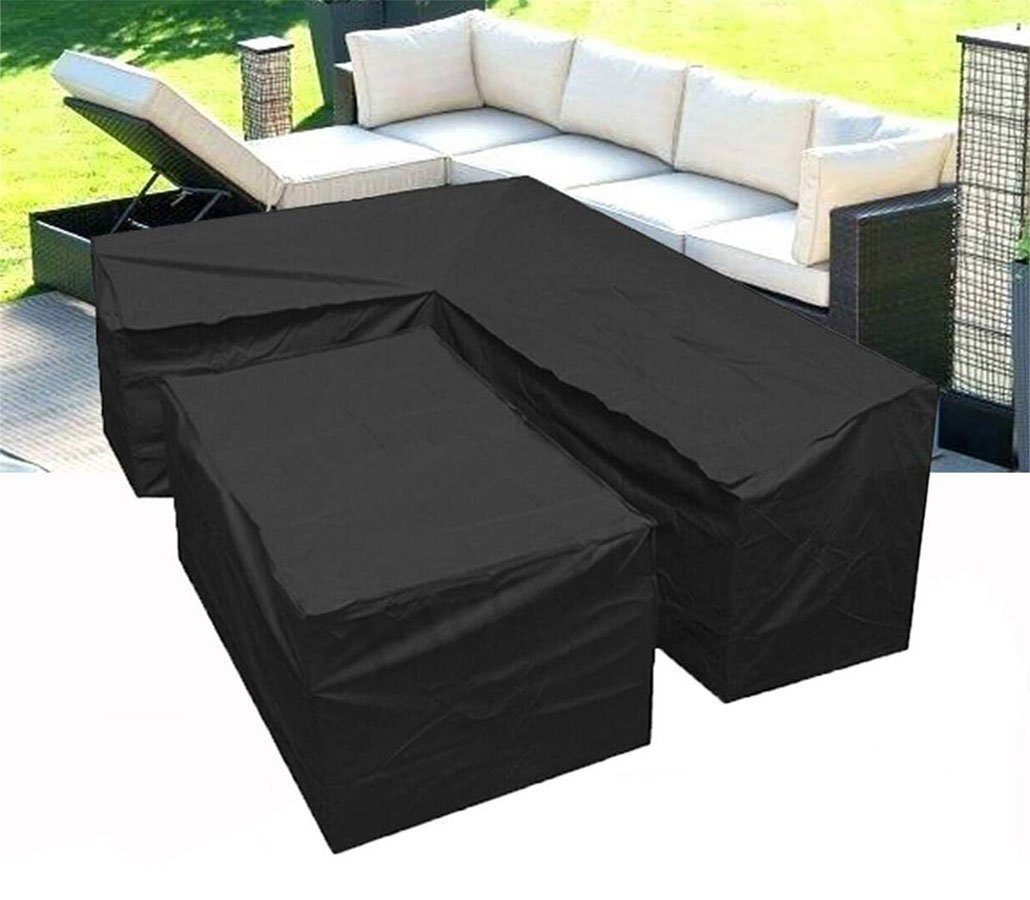 Sunicol Gartenmöbel-Schutzhülle V-Form Lounge Set Sofa Schutzhülle Regenschutz, Oxford-Tuch (1-St), UV-Schutz, wetterfest