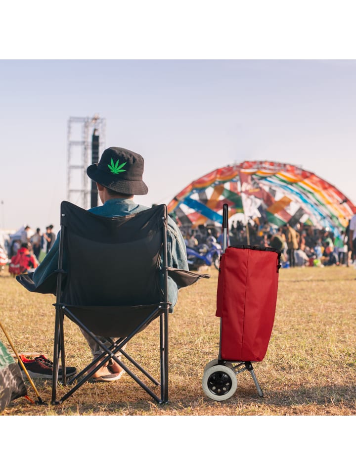 relaxdays Einkaufstrolley in Lila günstig kaufen onesize