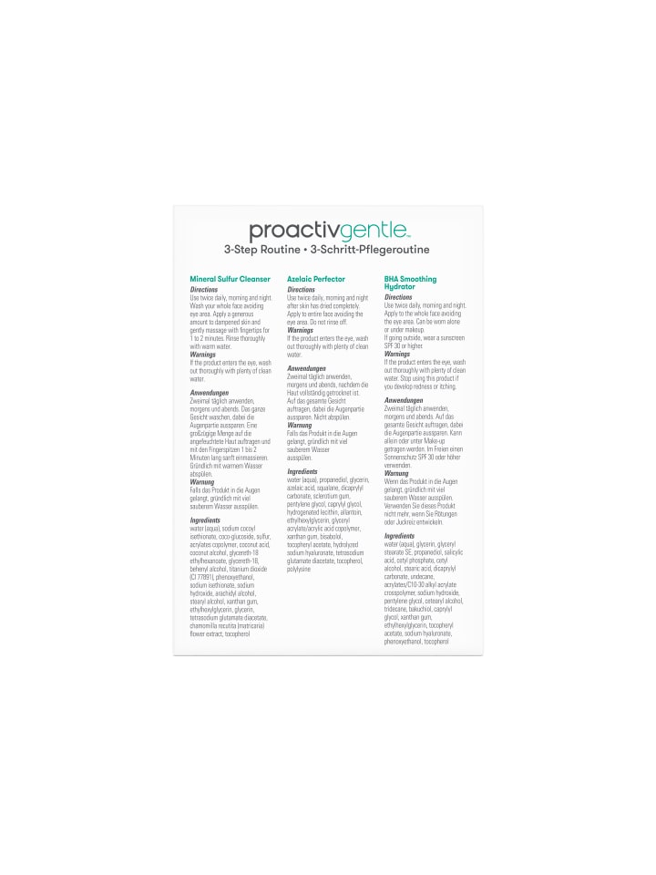 proactiv Gesichtspflege Gentle 30 Day Kit 120 ml in Ohne Farben günstig kaufen onesize