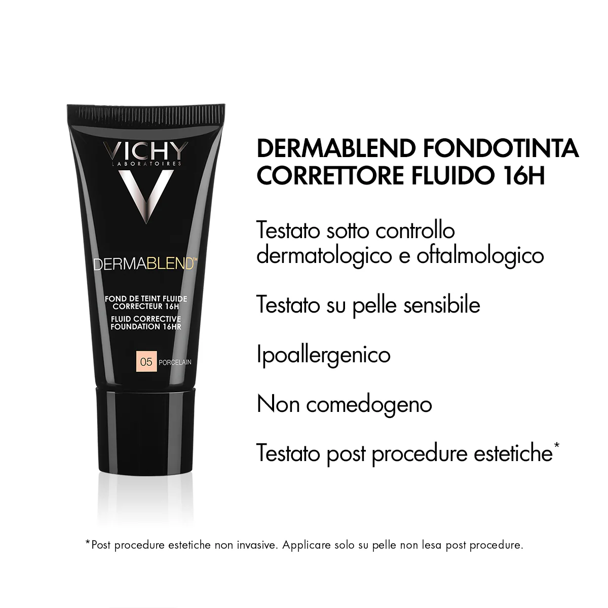 Base de maquillaje líquida Dermablend 16h Fluid Concealer