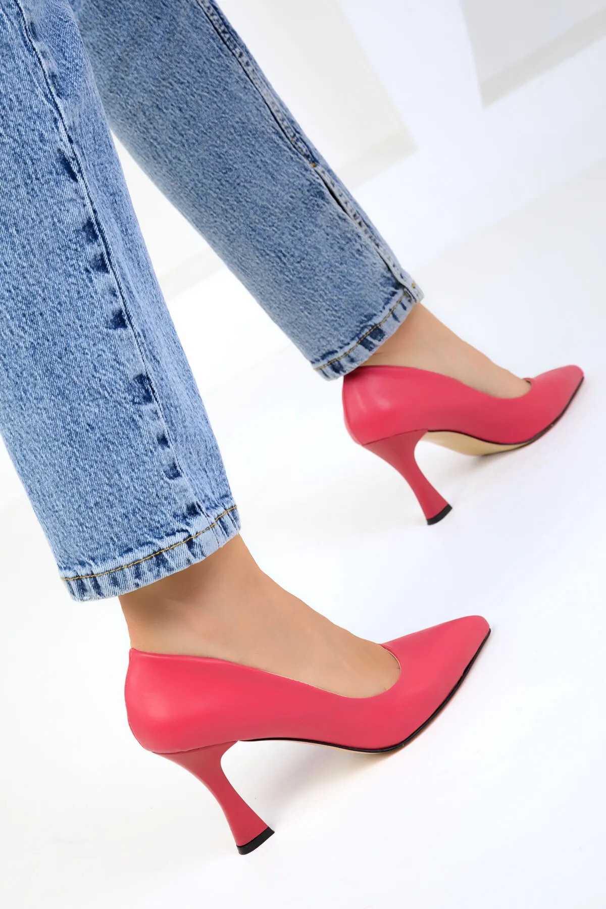 SOHO  Fuchsia Klassische Damenschuhe mit Absatz 16002