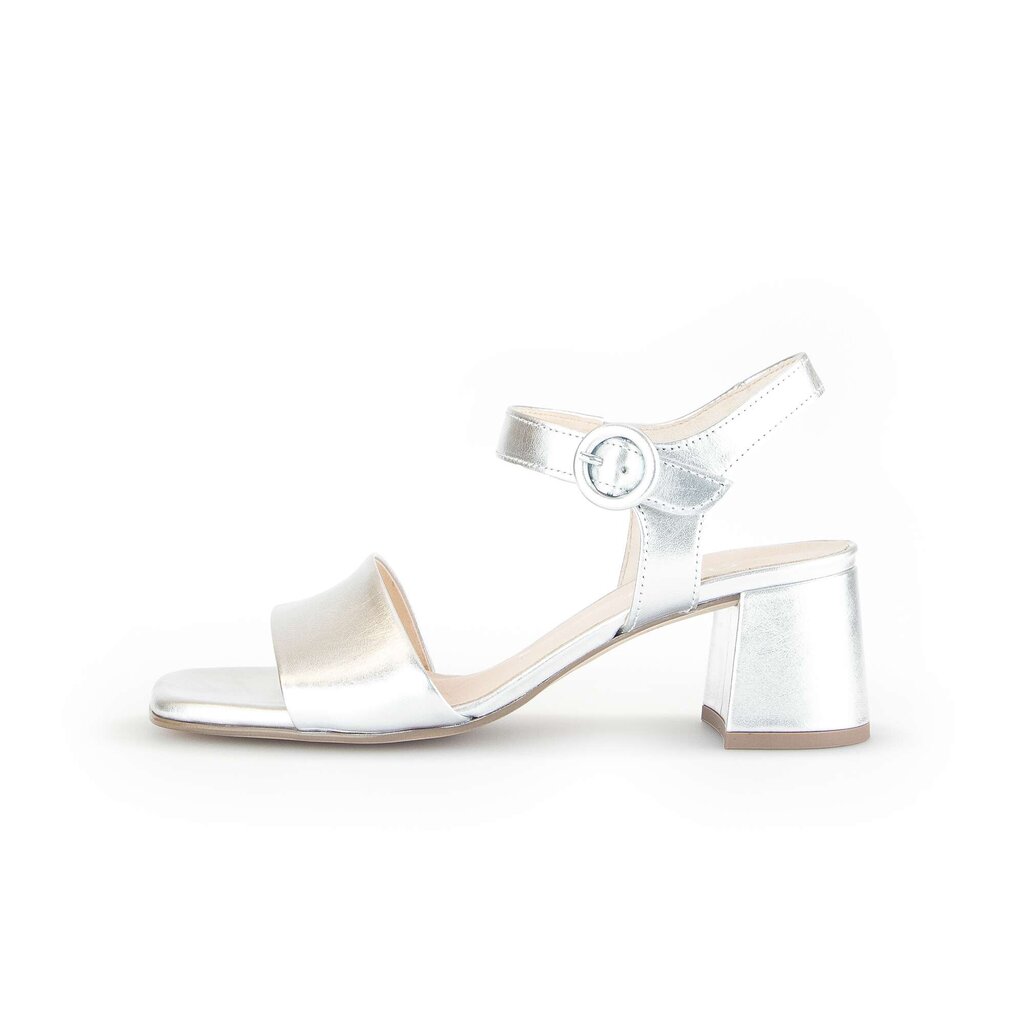 Gabor comfort Riemchensandale silber