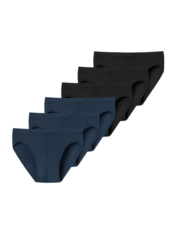 Schiesser Minislip Uncover in schwarz-blau günstig kaufen