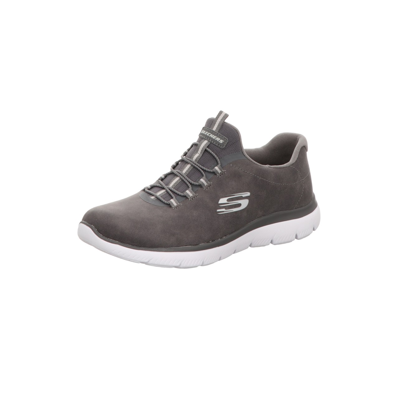 SKECHERS Freizeit Schnürer grau SUMMITS ITZ BAZIK