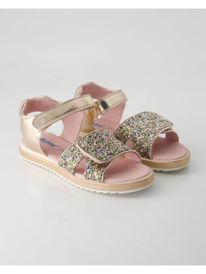 Richter Shoes Sandalen in Gold günstig kaufen