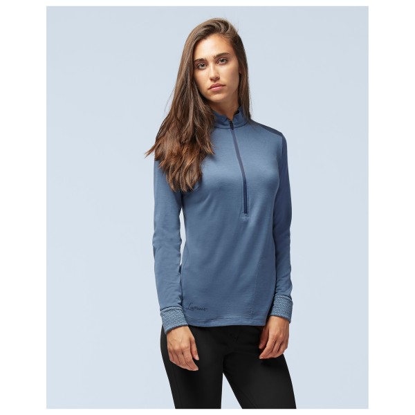 LaMunt - Women's Alexandra L/S Zip Tee - Merinolongsleeve
