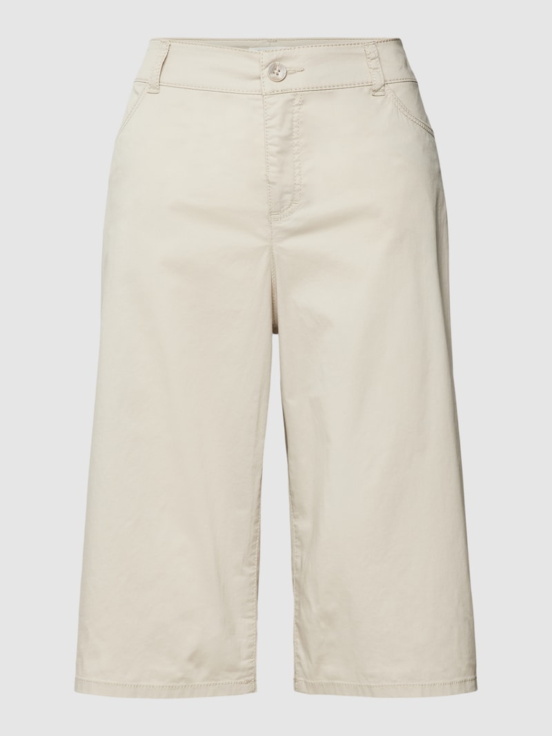 Bermudas im 5-Pocket-Design in stein