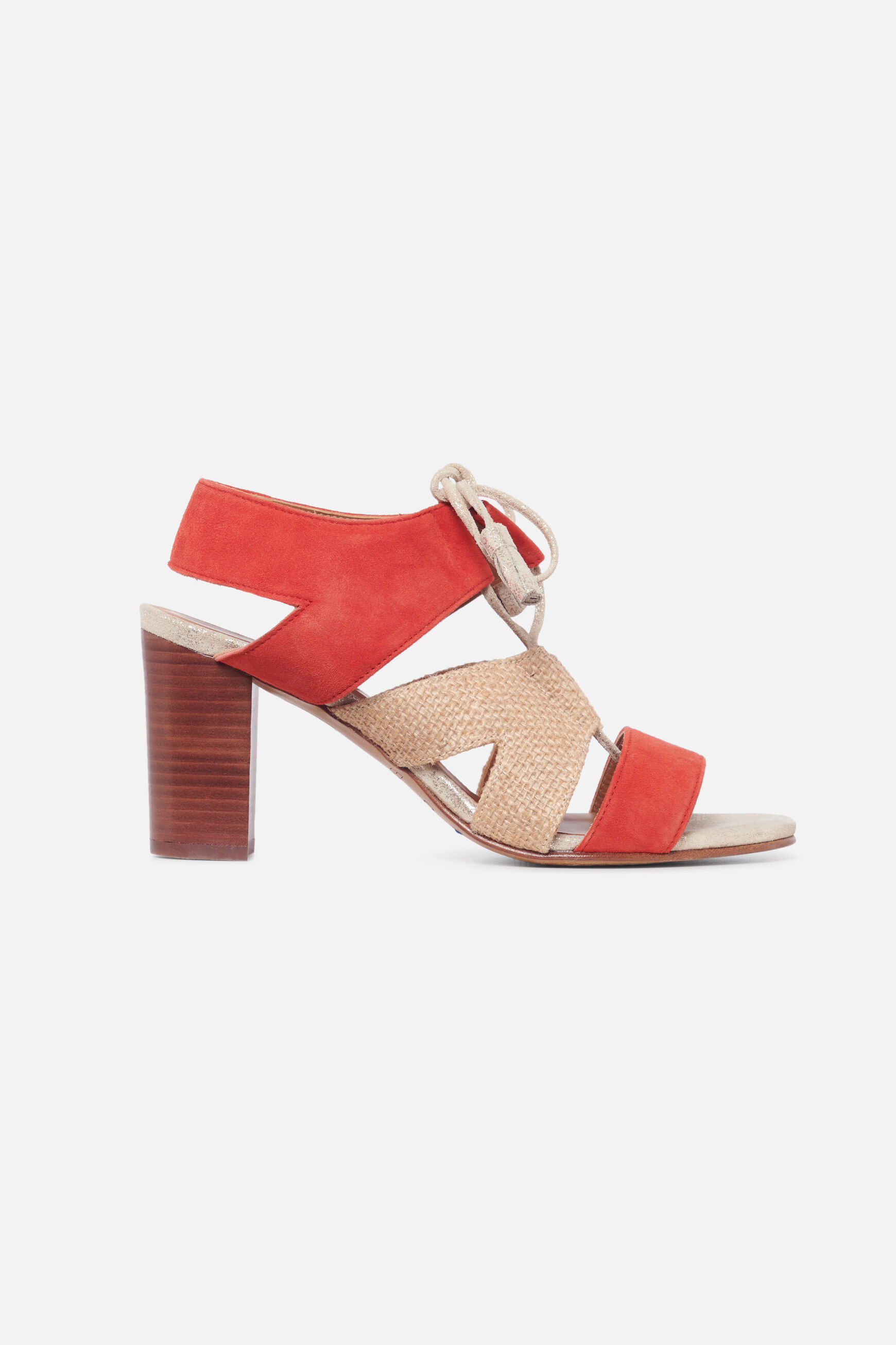 chaussures toscane orange femme