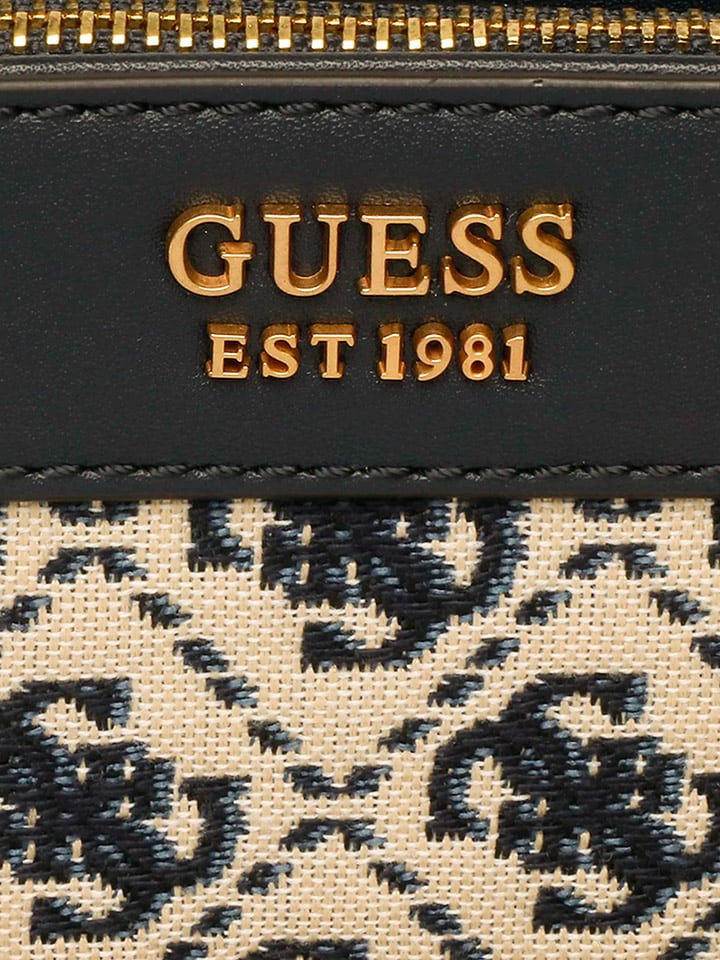 Guess Schultertasche in Beige/ Schwarz - (B)22 x (H)13 x (T)4 cm günstig kaufen onesize