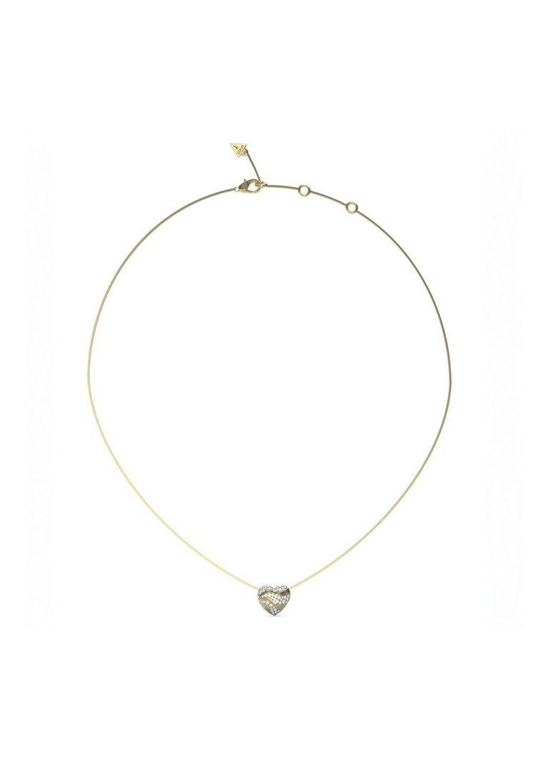 GUESS Necklace with crystal JUBN04501JWYGT-U