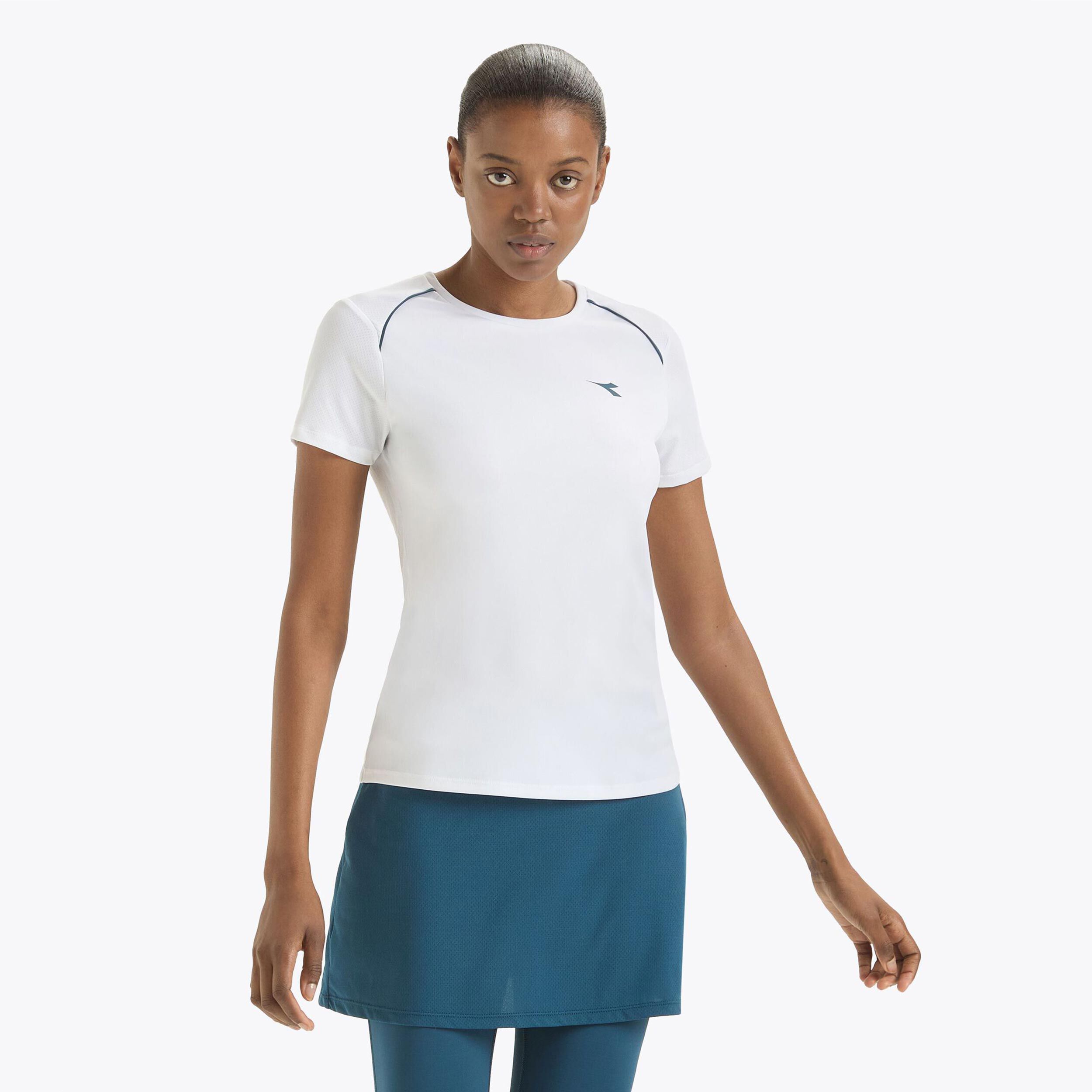 L. T-Shirt Damen - Weiß