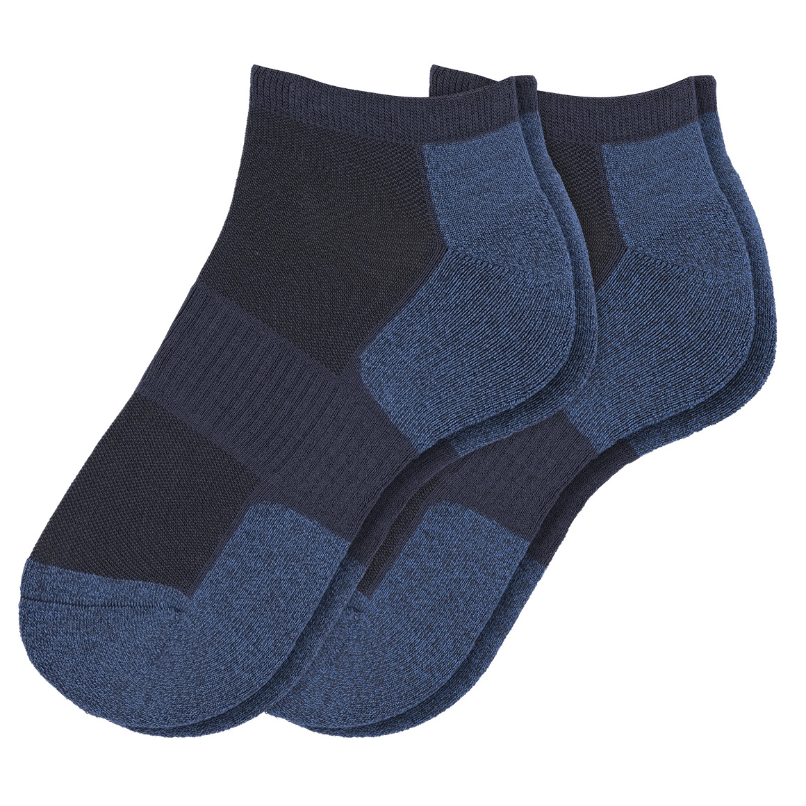 2 Paar Herren Trekking-Sneaker-Socken im Set