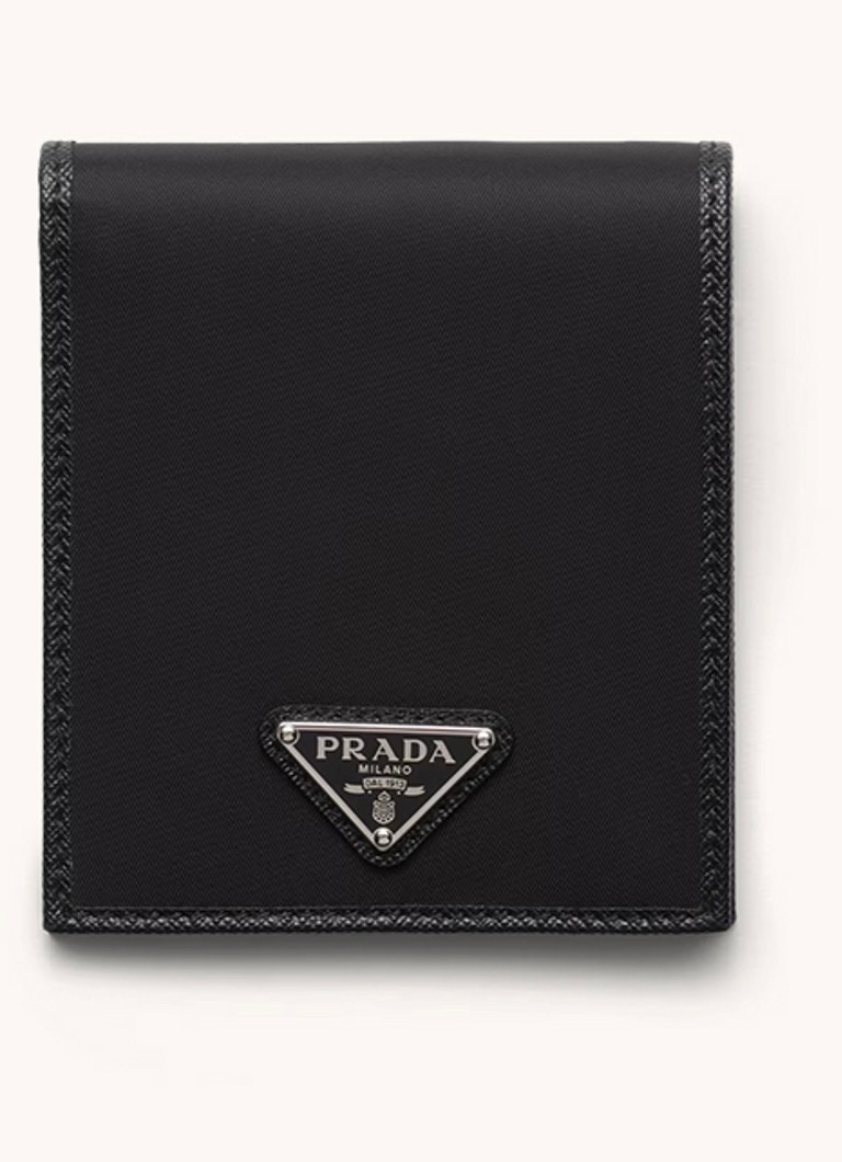 Geantă Prada Re-Nylon cu detalii din piele