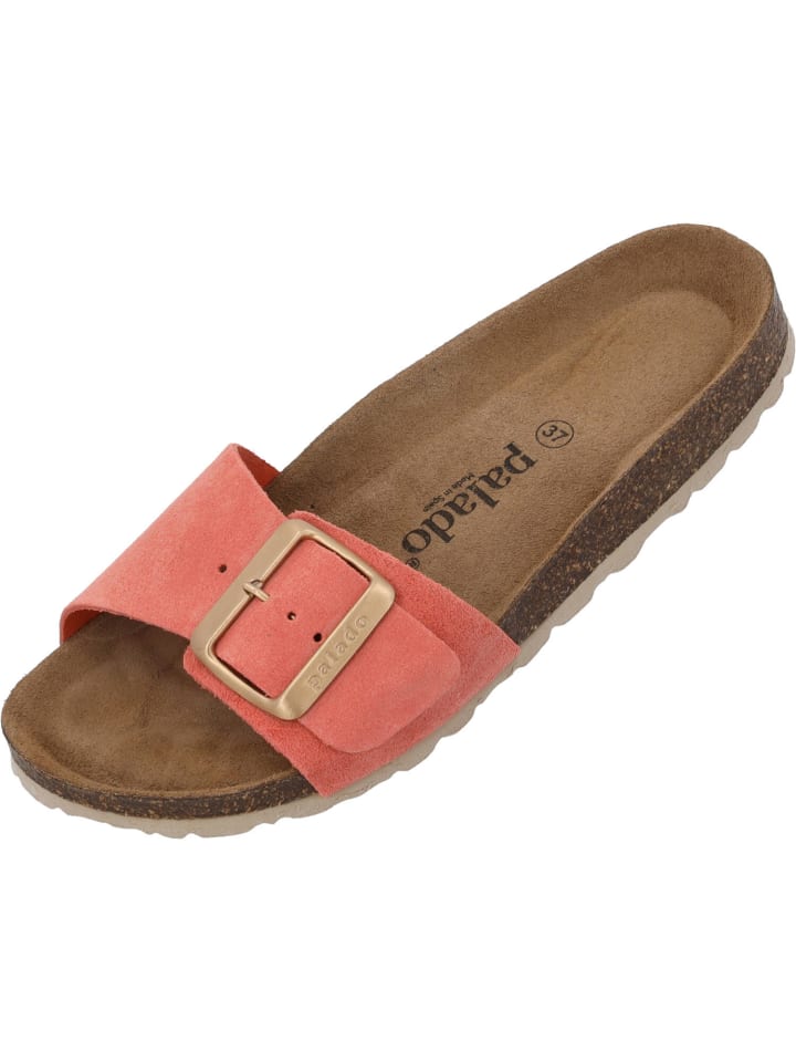 palado Pantoletten in orange velours günstig kaufen