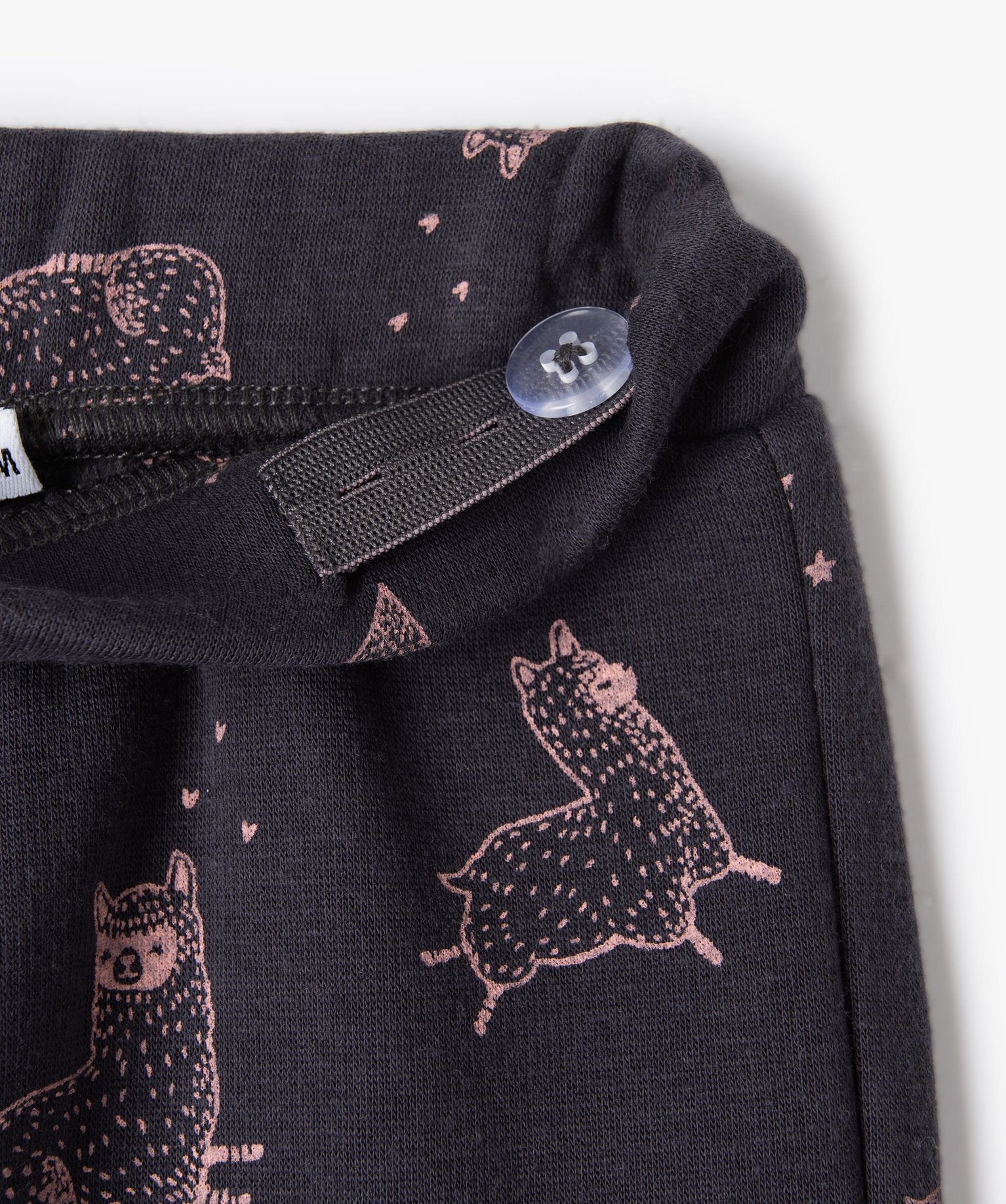 Pantalon bébé fille en maille avec intérieur peluche multicolore | GEMO