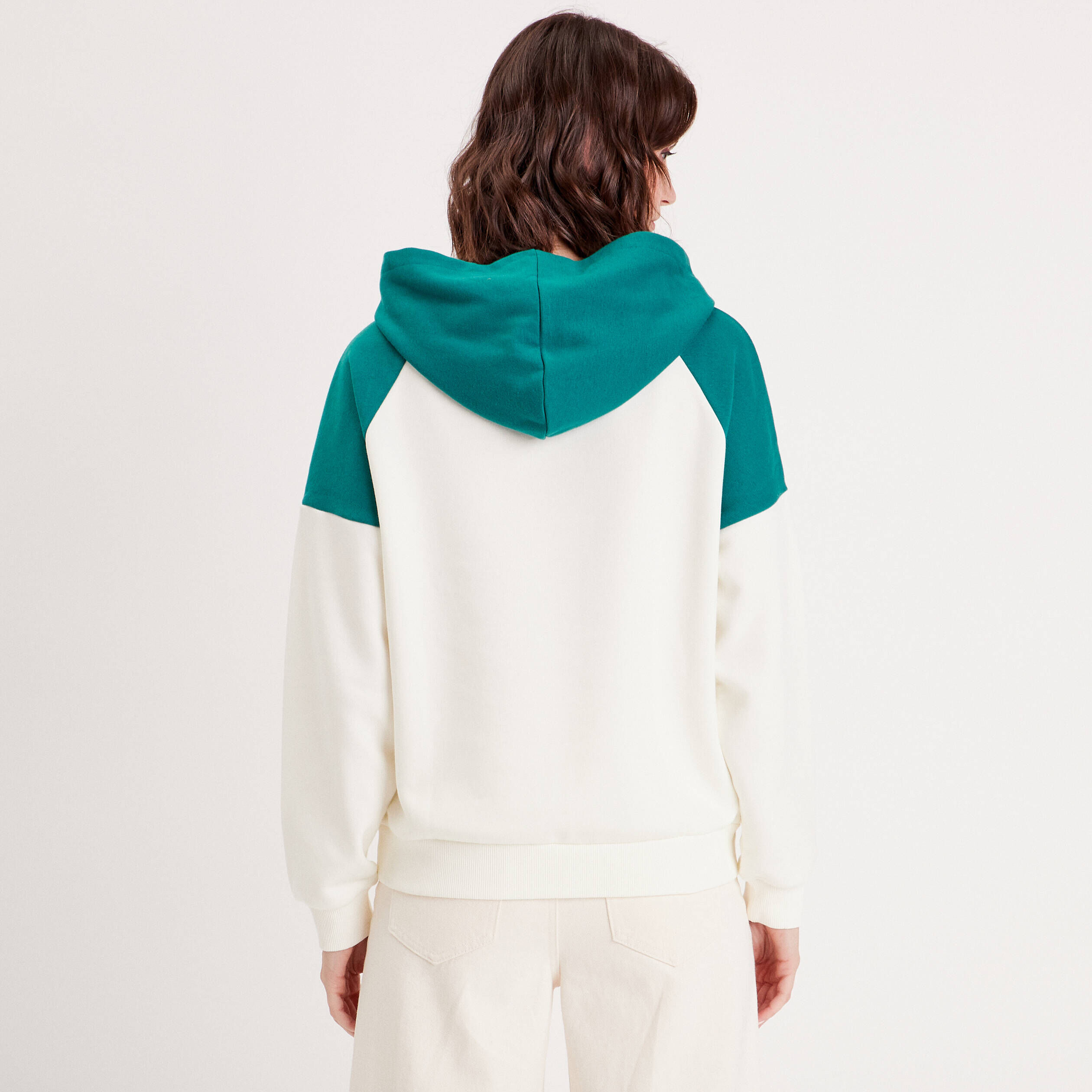 Sweat à capuche bleu femme | Cache Cache