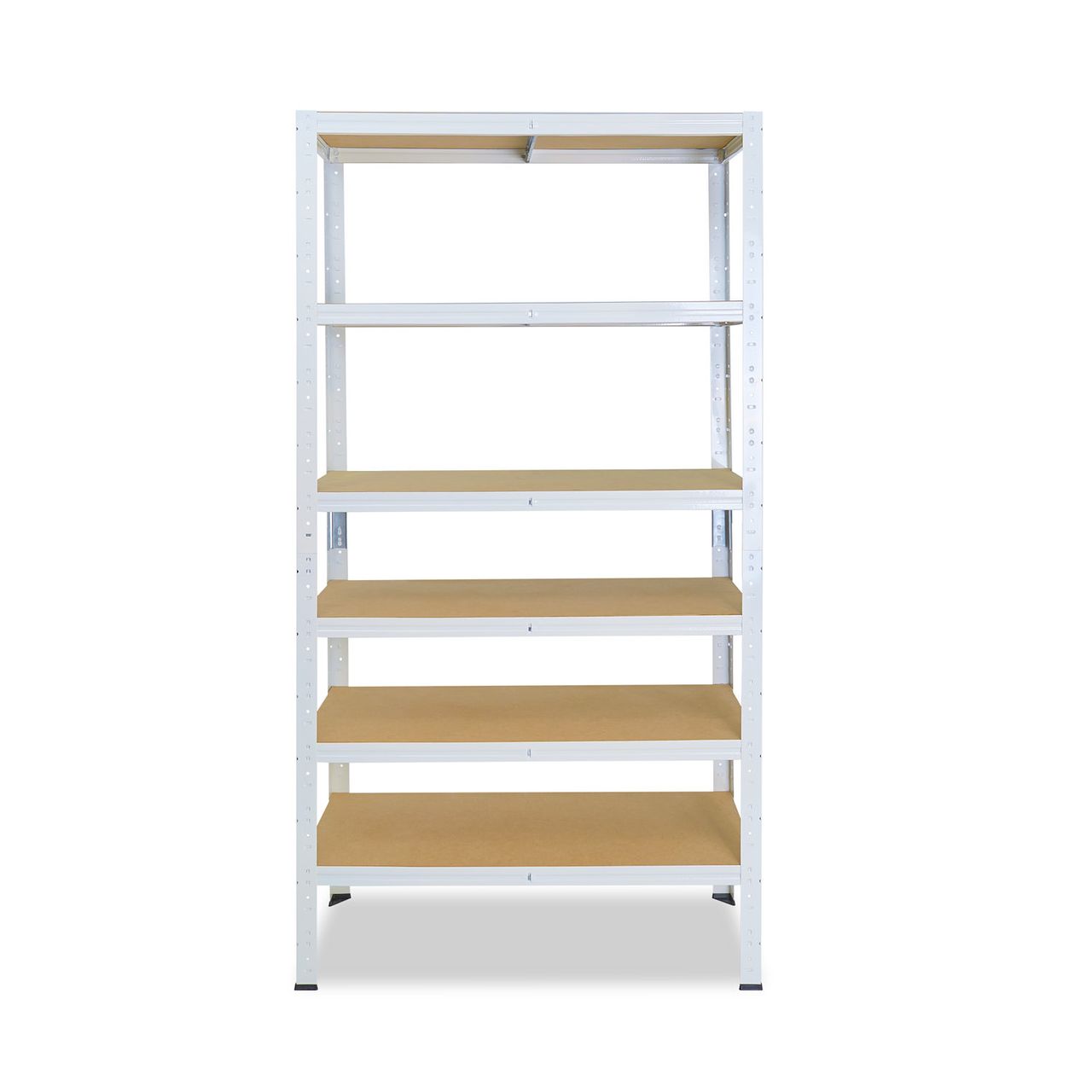 Shelfplaza HOME 200x80x30cm Schwerlastregal in weiß mit 6 Böden