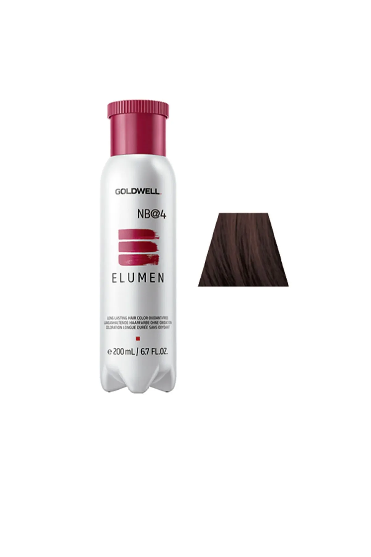 GOLDWELL  Elumen Lang anhaltende Haarfarbe Oxidationsmittel frei #nb@4 Goldwell 200 ml