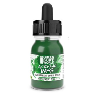 Acrylic Inks - Transparente Flüssige Acrylfarbe - Warmes Grün (4278) (30ml)
