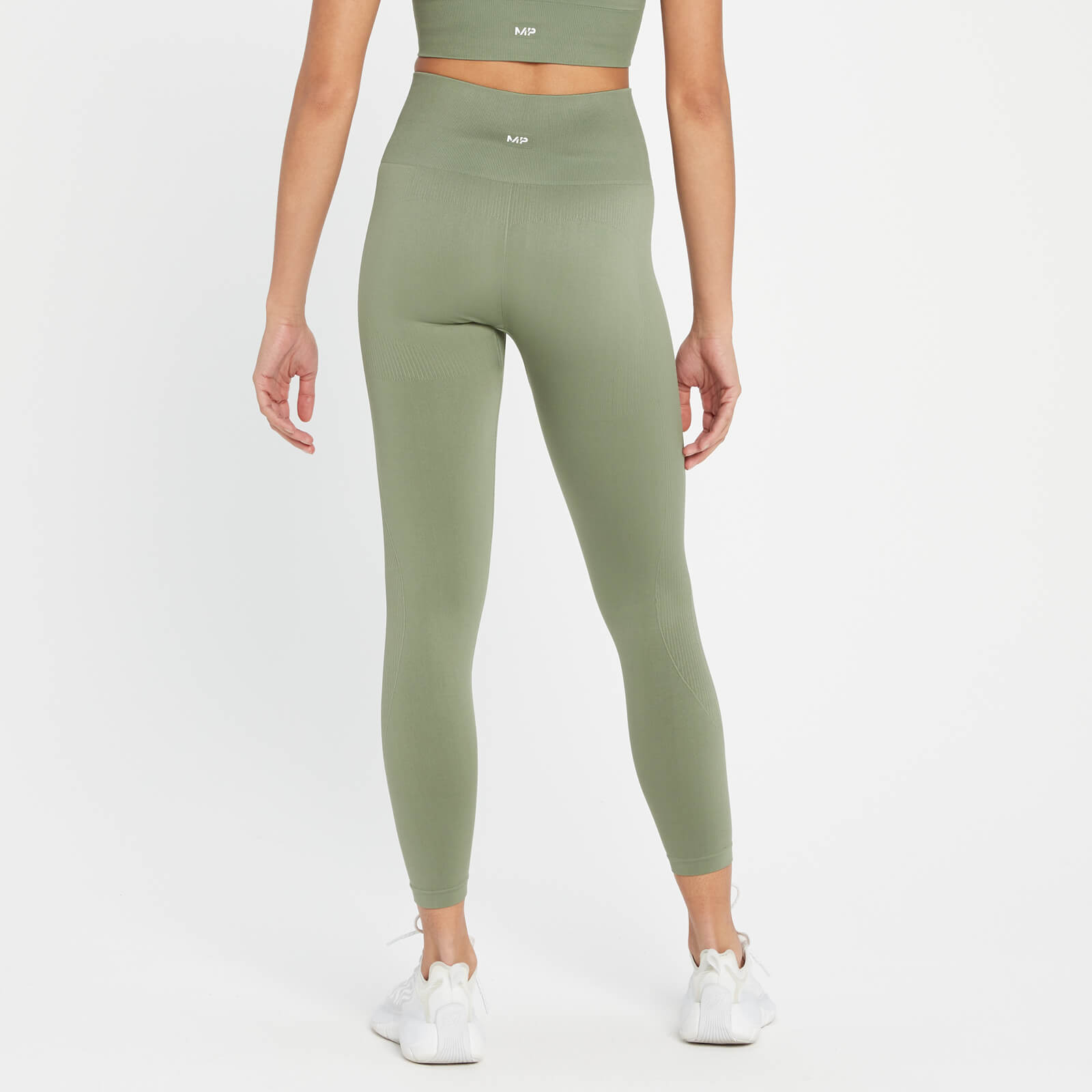 Legging ⅞ sans coutures MP Shape pour femmes – Jade délavé
