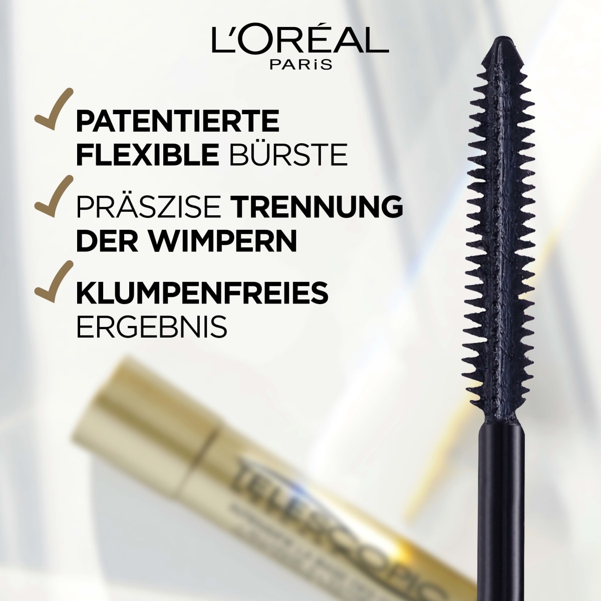 Mascara False Lash Telescopic Gold, 8,4 ml