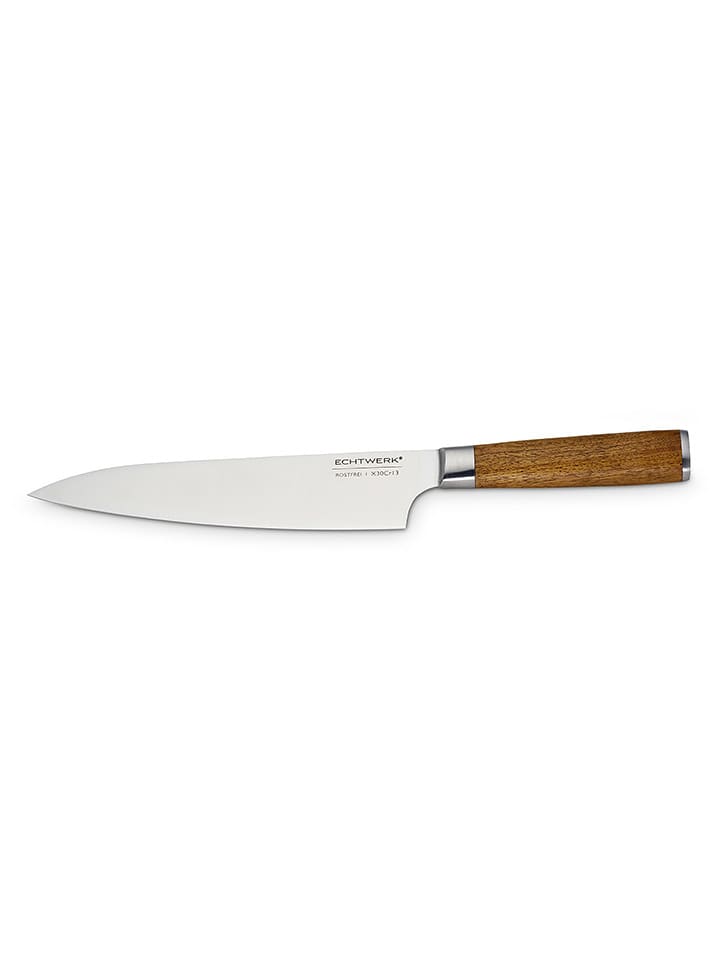 Echtwerk 2tlg. Messer-Set in Hellbraun/ Silber günstig kaufen onesize