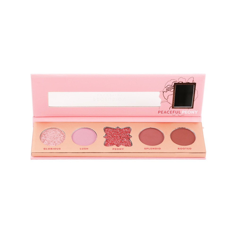 Profusion Cosmetics Palette Yeux Blooming Hues Peaceful Peony  5 teintes Palette de fards à paupières