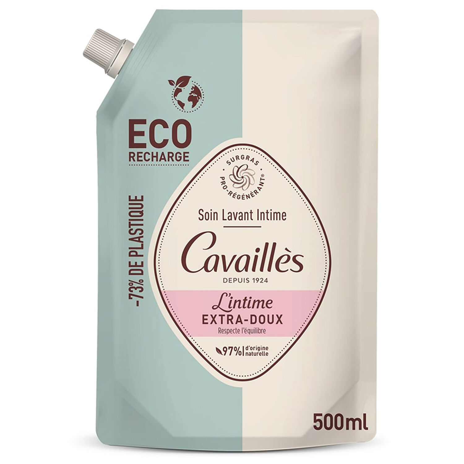 Cavaillès L'intime Extra-Doux Recharge Soin Naturel Hygiène Intime