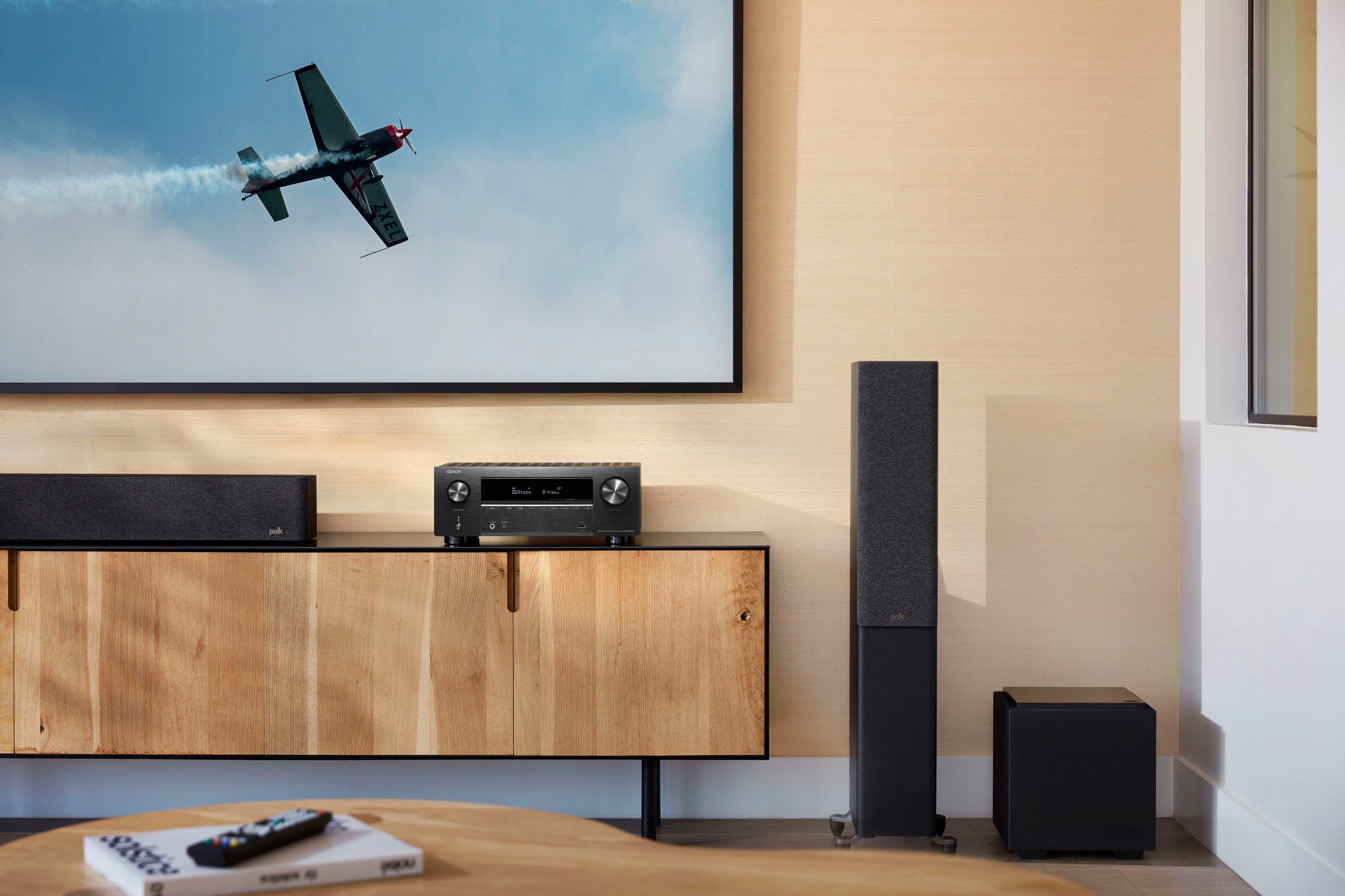 Denon AVR-X2800H 7.2 AV-Receiver (Bluetooth, LAN (Ethernet), WLAN, mit DAB)