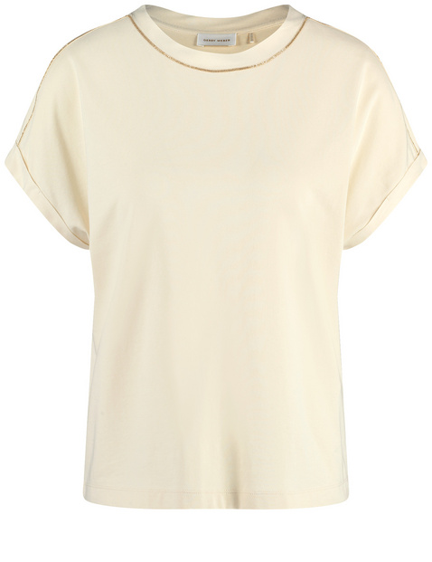 T-Shirt mit dekorativem Kettendetail