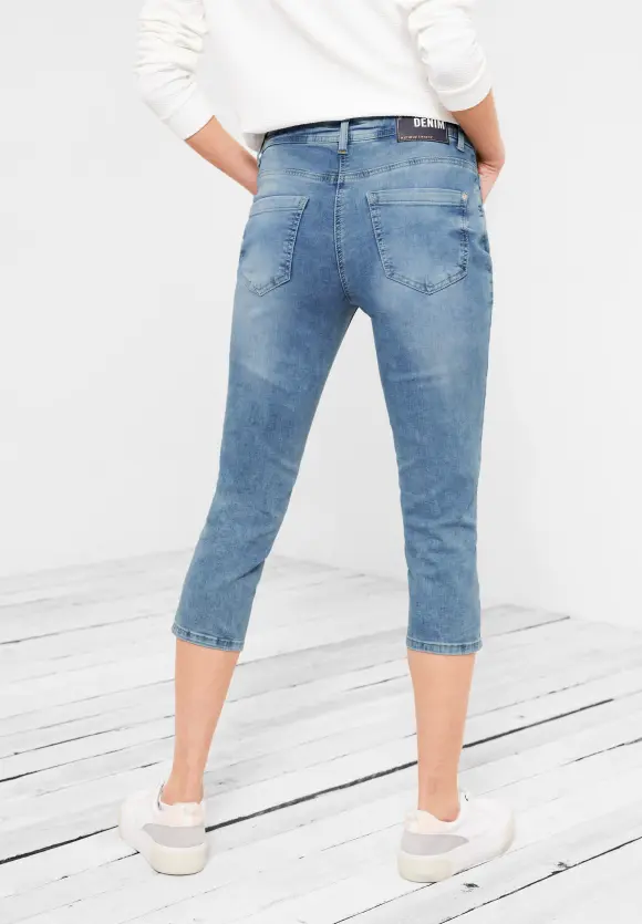 CECIL Casual Fit Jeans in 3/4