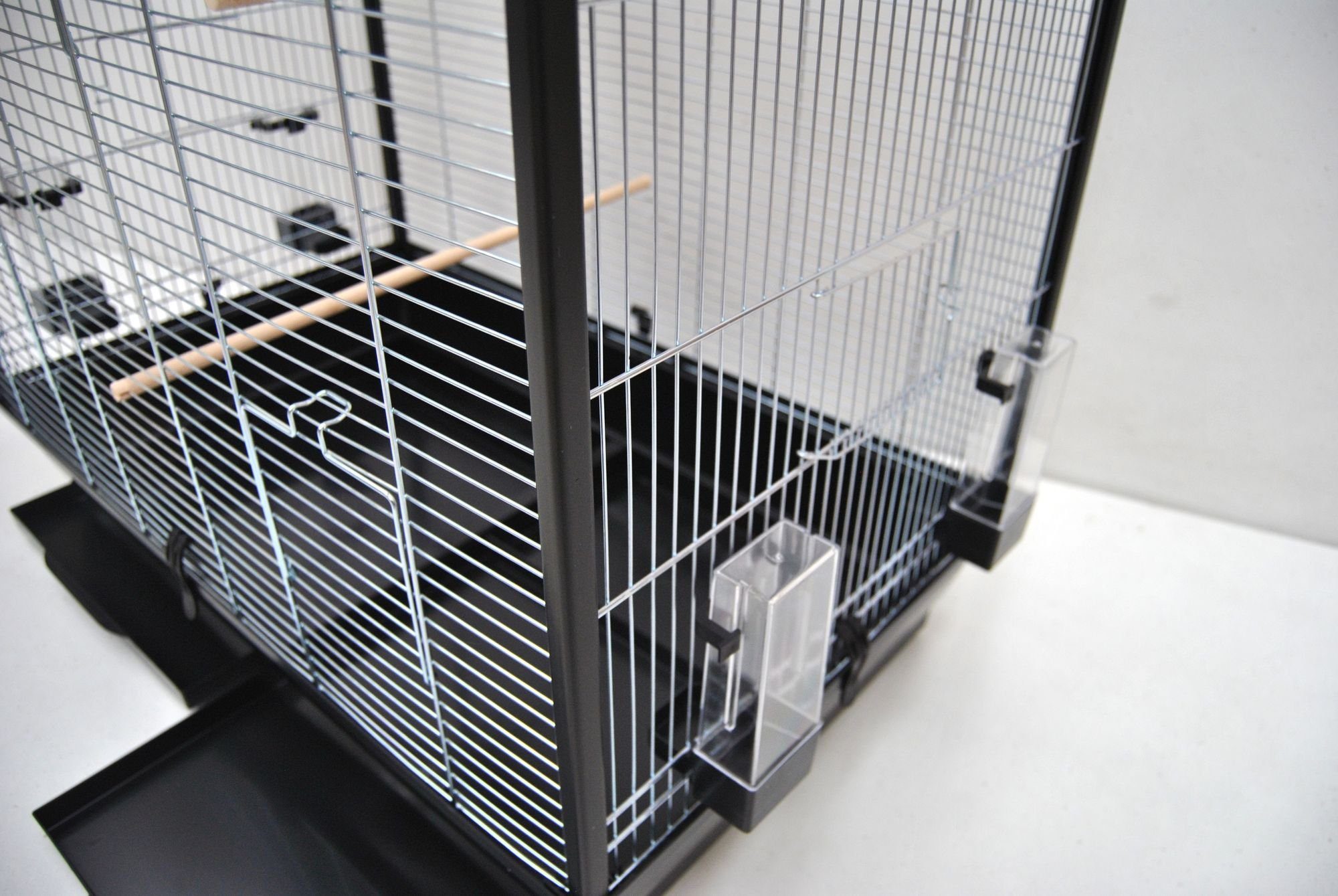 Ollesch Vogelkäfig Großer Vogelkäfig Wellensittich Kanarien Großsittich mit Freisitz