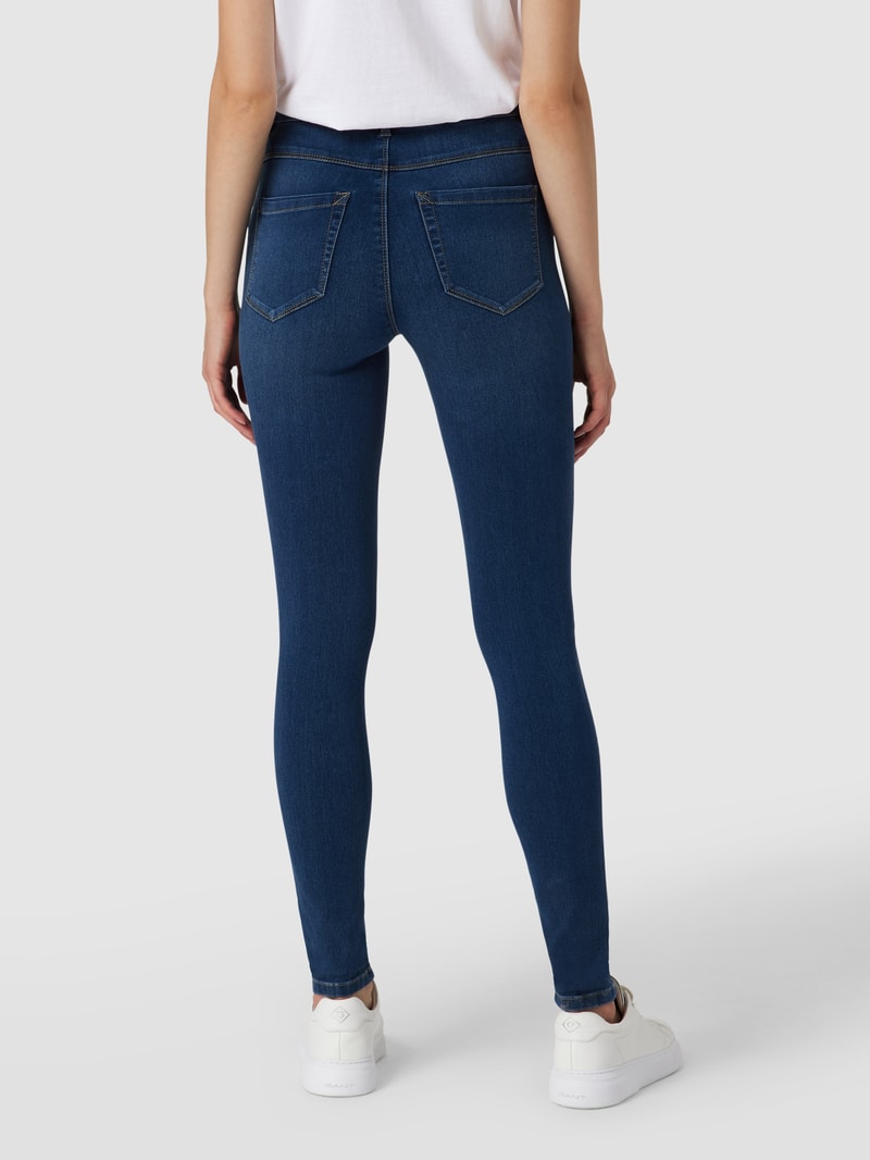 High Waist Skinny Fit Jeans mit Stretch-Anteil in jeans