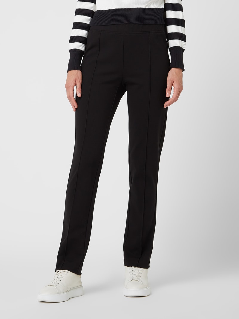 Schlupfhose aus Jersey Modell 'Jane' in schwarz