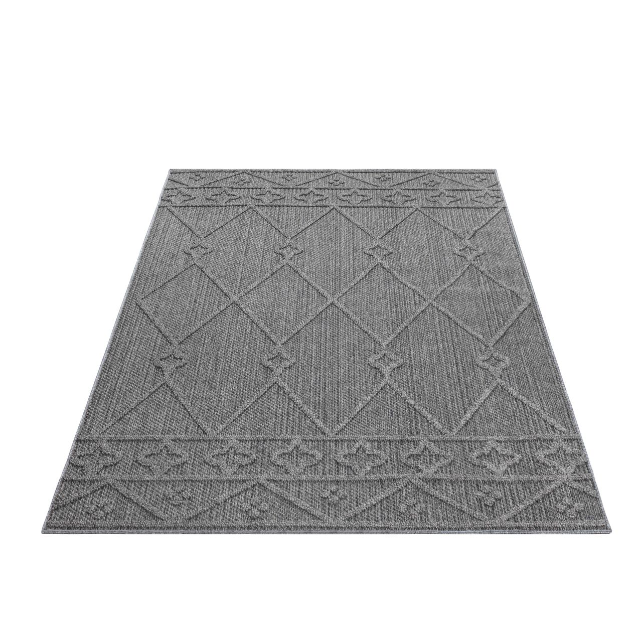Ayyildiz Teppich, PATARA 4955, GREY, 120 x 170 cm